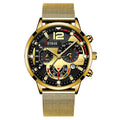 Fashion Mens Business Watches Luxury Quartz Wrist Watch Luminous Clock Men Casual Calendar Watch