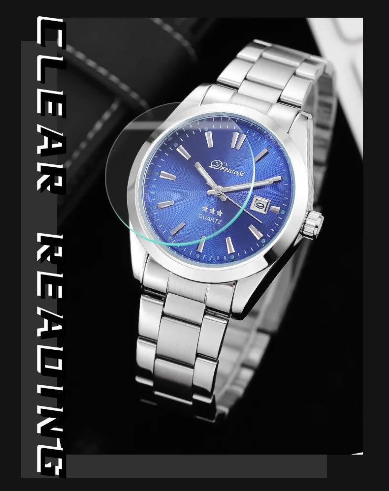 Denvosi Simple fashion casual men's waterproof luminous quartz watch