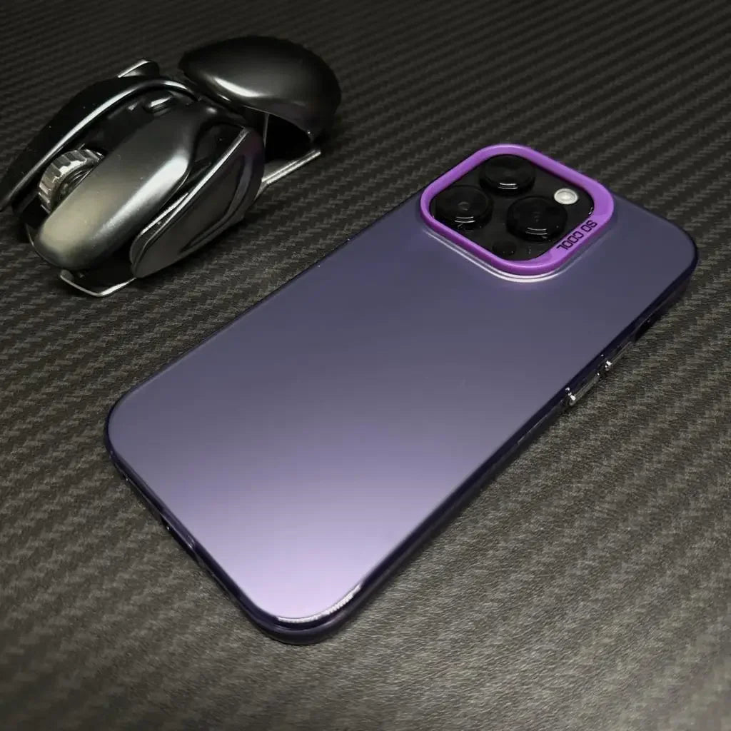Funda Laser Metallic Aurora Color Matte Case For Xiaomi Redmi Note 14 13 12 11 10 Pro Plus 5G 4G 9S Hard Shockproof Bumper Cover