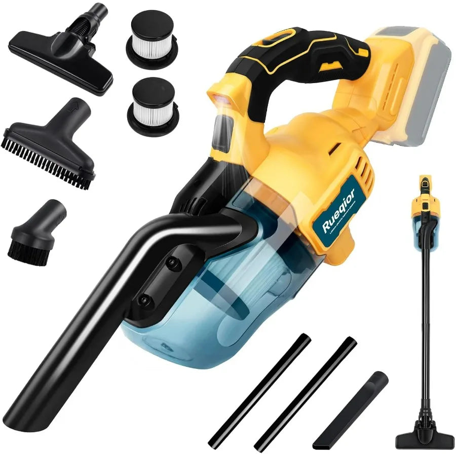 Cordless Vacuum for DeWalt us 20V Battery, 5 in 1 Handheld Electric Vacuum Cleaner with 400W Powerful Motor, 46 CFM Portable Hand V