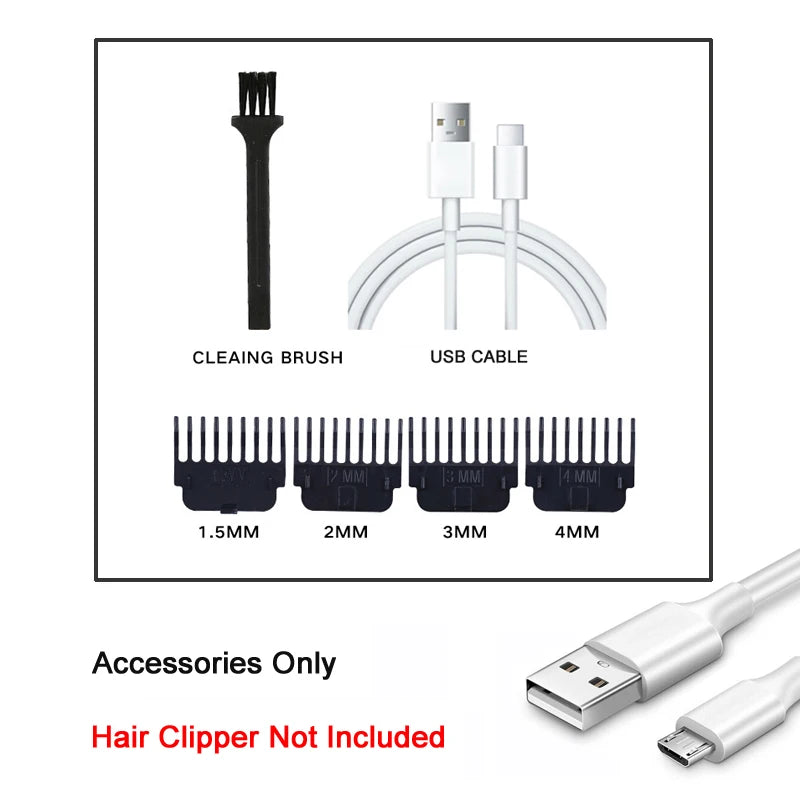 T9 Professional Hair Clipper/Accessories for Men | USB Fast Charging | Beard/Body/Hair Trimmer | Precision Electric Shaver | Barber us