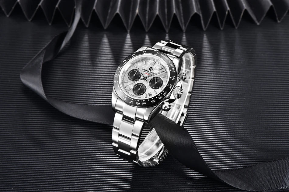 PAGANI DESIGN 2026 New Men Watches Luxury Quartz Watch For Men 100M Waterproof Sports Chronograph Wristwatch for Men gift