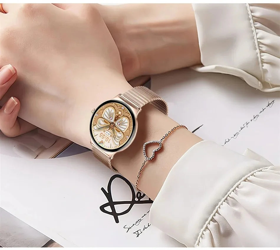 2026 New 7.9MM Ultra Thin Smart Watch Women Screen Always Display Time Sports Bracelet Bluetooth Call Fashion Smartwatches ios