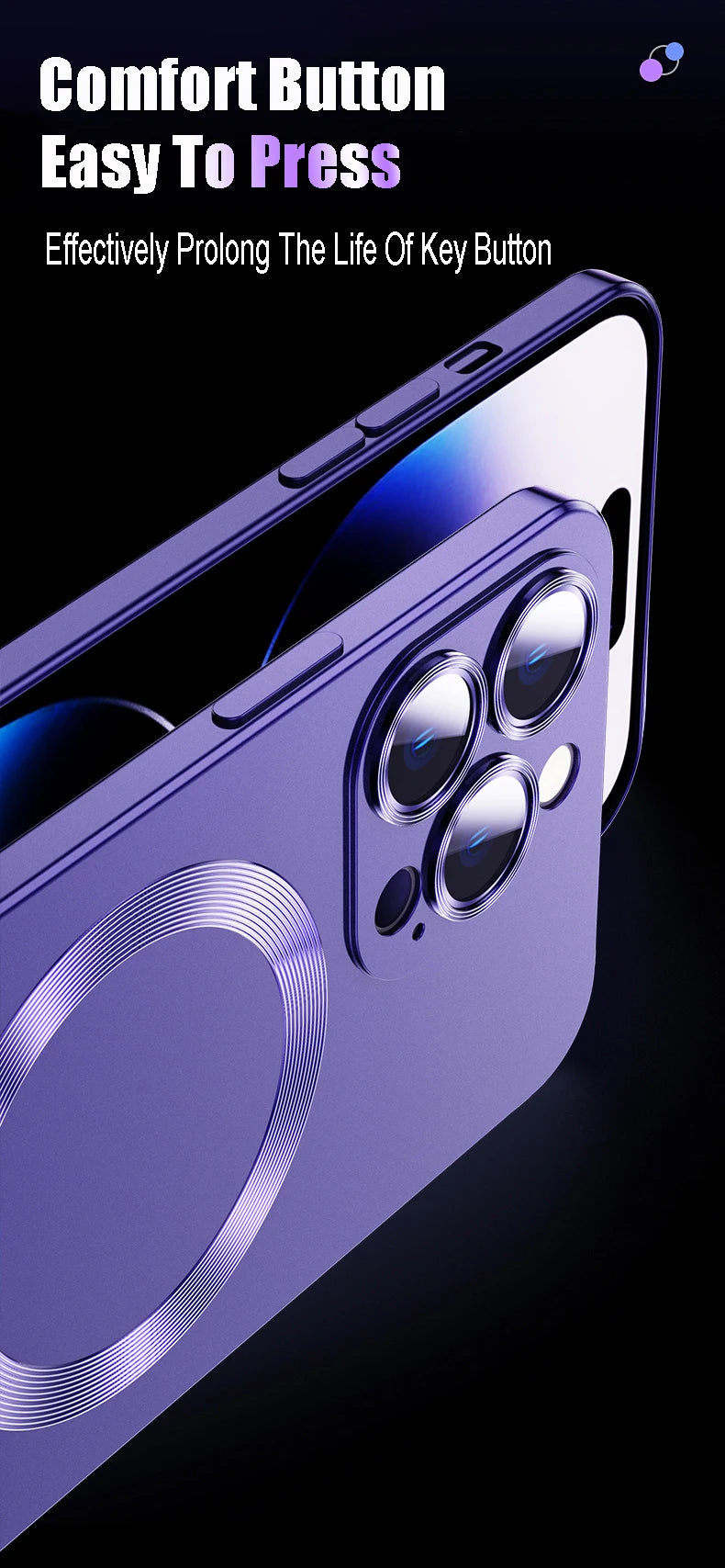 Original Magsafe Magnetic Wireless Charging Case For iPhone 16 15 14 Plus 13 12 11Pro Max Glass Lens Protection Soft Matte Cover