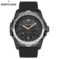 NORTH EDGE EVOQUE 2 Men Digital Military Watch Waterproof 50M Men's Sport Wristwatches Solar Power Luminous Enviormentally Clock