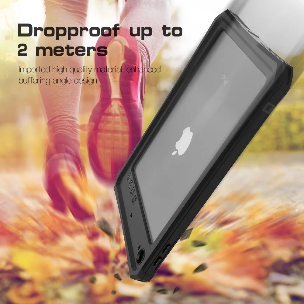 IP68 Waterproof Case Cover for Apple iPad Mini 4 5 6 7 with Screen Protector Pencil Holder Water Resistant Kickstand Case Mini 6