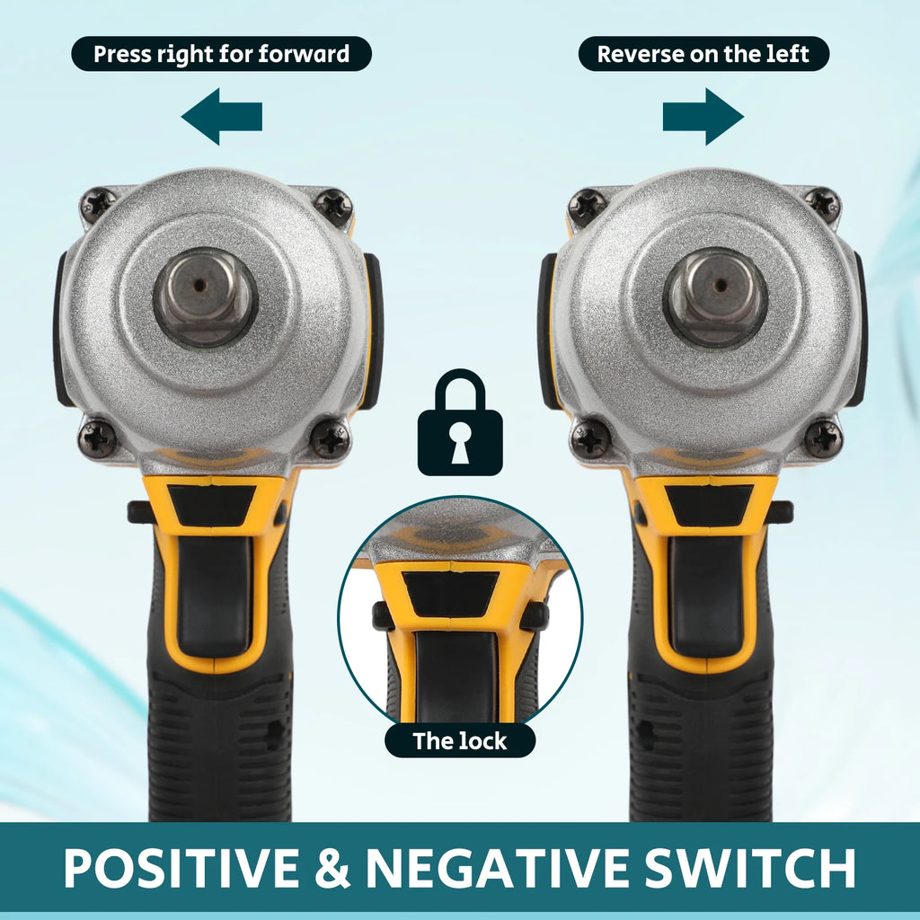 DEWALT US Brushless 1/2 Inch Impact Wrench High Torque Cordless Power Tool for Auto Repair/Construction Compatible with DeWalt 20V Battery