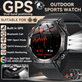 Military Smart Watch T-Rex 3 Bulit-in GPS Compass Altimeter Barometric 10ATM IP69K Waterproof AMOLED Bluetooth Call Smart watch