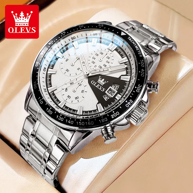 OLEVS TY705 Men Watch Luxury Waterproof Luminous Quartz Watch Multi functional Timing Watch Exclusive Sports Original Men Watch