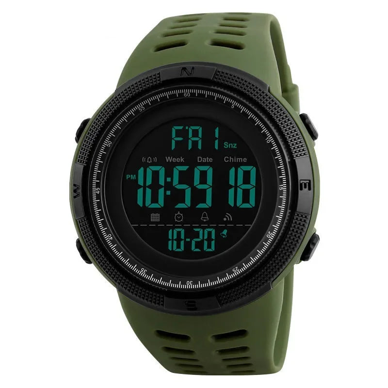 Men's Digital Watches Multifunction Military Men Sports Wristwatch Sweatproof Luminous Man Student Electronic Watch