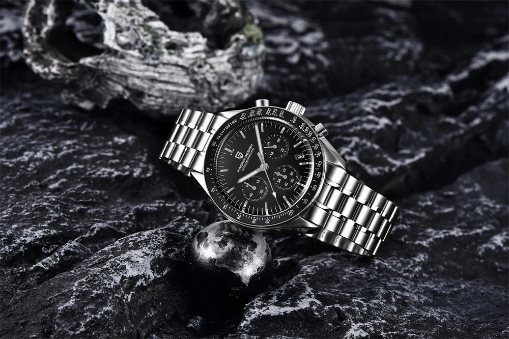 2026 New PAGANI DESIGN Mens Watches Top Brand Luxury Automatic Quartz Chronograph Waterproof Sport Stainless Steel Clock Relogio