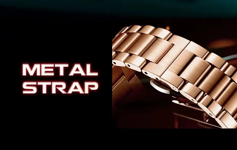 Mark Fairwhale 5031 Fashion Quartz Watches for Man Creative Rotating Dial Luminous Waterproof Steel Strap Casual Men Wristwatch