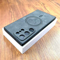 Luxury Leather Case For Samsung Galaxy S26 S25 S24 S23 S22 S21 Ultra Plus FE Note 20 S 24 23 Cover  For Magsafe Wireless Charge
