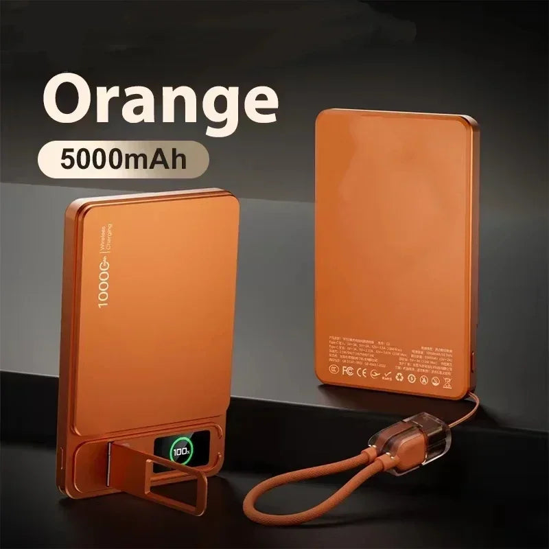 Lenovo carg CCC 10000mAh Slim Original Jump Starter For Magnetic Wireless Fast Charging Portable Battery For IPhone IWatch