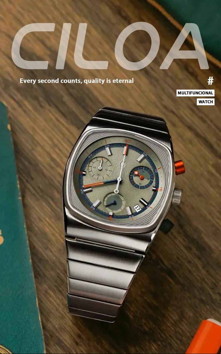 CILOA  design man watches for man quartz men watchdives mechanical male steeldive automatic new in men's  luxury watch man