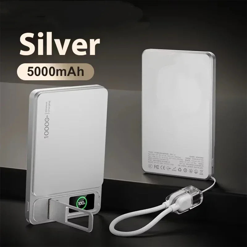 Lenovo carg CCC 10000mAh Slim Original Jump Starter For Magnetic Wireless Fast Charging Portable Battery For IPhone IWatch
