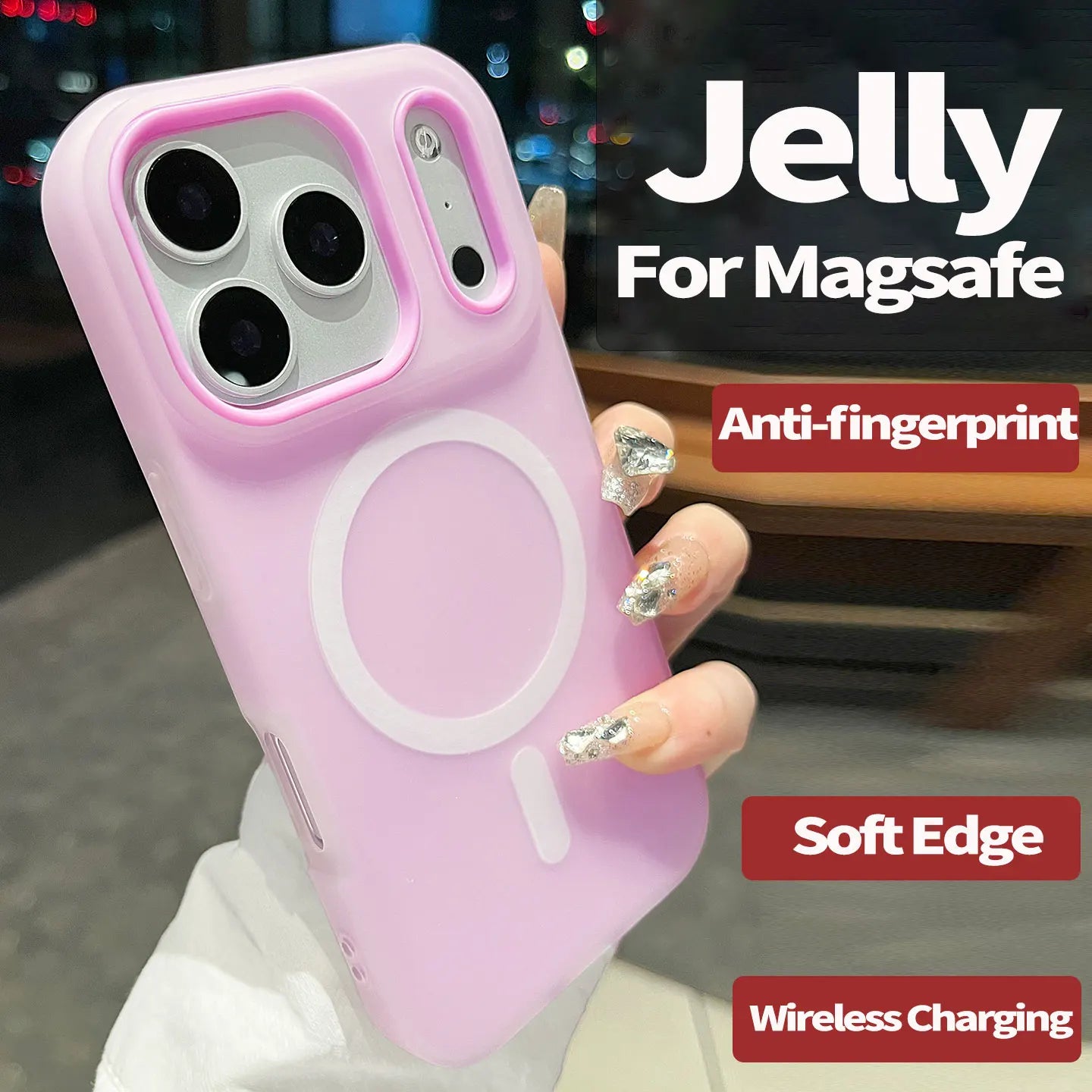 Luxury Candy Color  Magnetic Matte Case For iPhone 17 16 15 14 13 12 11 Pro Max  Air 16 ProMax Magsafe Wireless Charging  Cover