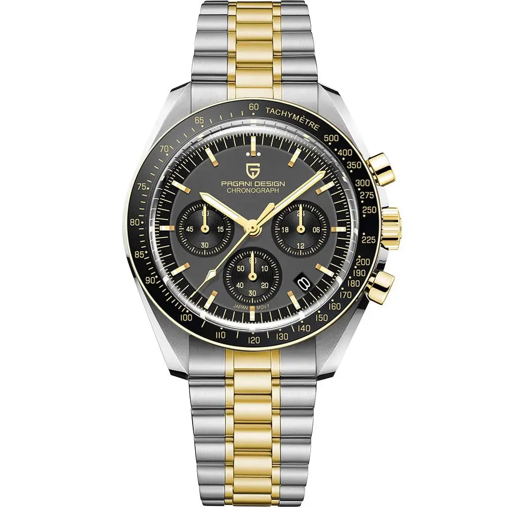2026 New PAGANI DESIGN Moon V6 Men's Watches Luxury Quartz Watch For Man Chronograph VK63 Men Gift AR Sapphire Mirror Luminous