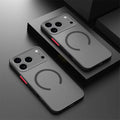 Matte Magnetic For Magsafe Wireless Charge Phone Cases For iPhone 17 16 15 14 13 11 12 Pro Max Plus XS Max XR X Air Armor Cover