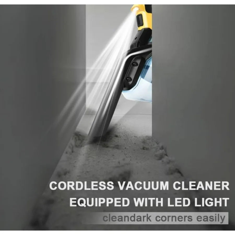 Cordless Vacuum for DeWalt us 20V Battery, 5 in 1 Handheld Electric Vacuum Cleaner with 400W Powerful Motor, 46 CFM Portable Hand V