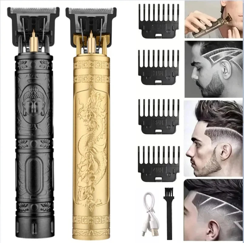 Carving Hair Clipper Professional Hair Cutting Machine Barber us Rechargeable Hair Trimmer Metal Haircut Machine Clipper for Men
