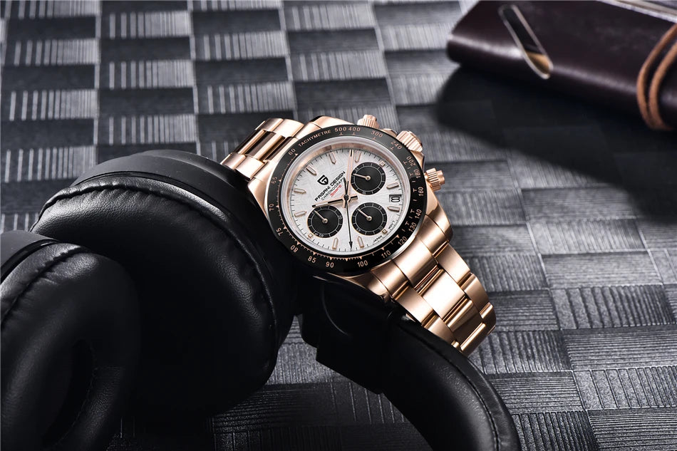 PAGANI DESIGN 2026 New Men Watches Luxury Quartz Watch For Men 100M Waterproof Sports Chronograph Wristwatch for Men gift