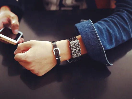 LED Lava Watch Steel Man Watches Hot Sales Fashion Digital Wristwatches For Men Dropshipping Electronic Watch relogios masculino