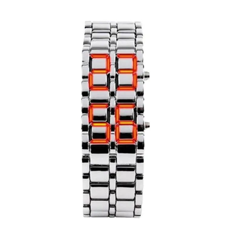 LED Lava Watch Steel Man Watches Hot Sales Fashion Digital Wristwatches For Men Dropshipping Electronic Watch relogios masculino
