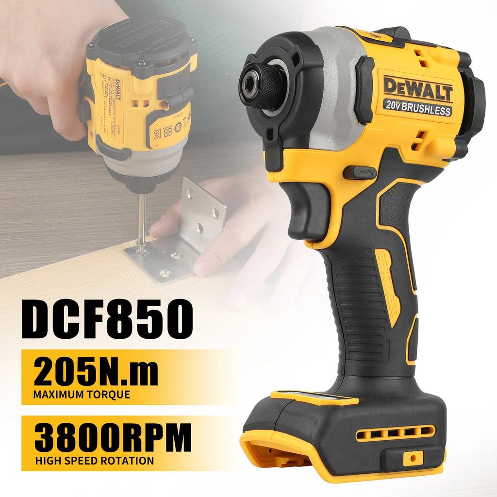 Dewalt us DCF850 DCG405FN Rechargeable Cordless electric screwdriver 125mm  Angle Grinder Maintenance Cutting Machine Tool Combo