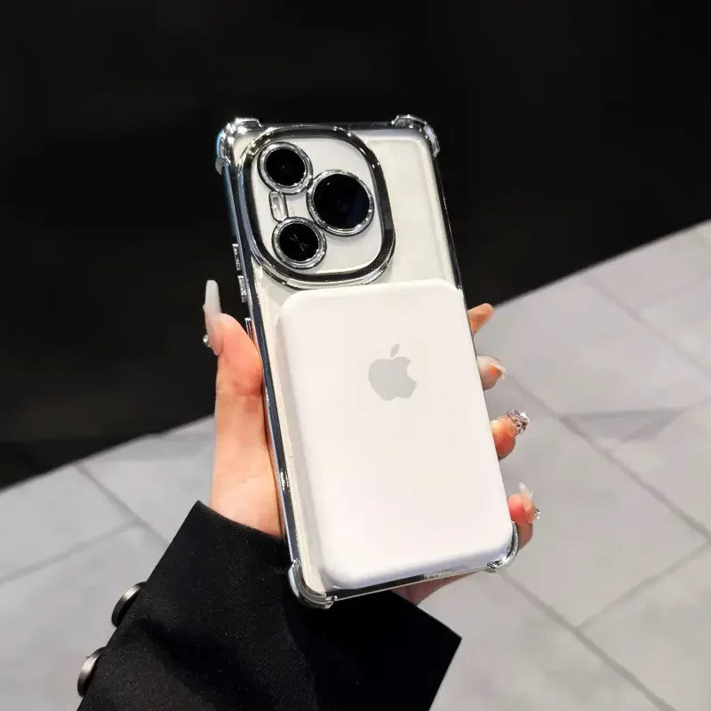 Shockproof Magnetic Bracket Phone Case For Xiaomi Redmi Note 14 15 Pro Plus 15C 14C 14S 4G 5G Stand Clear Soft Silicone Cover