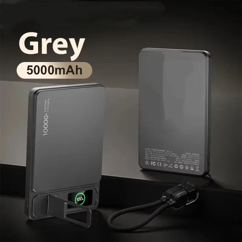 Lenovo carg CCC 10000mAh Slim Original Jump Starter For Magnetic Wireless Fast Charging Portable Battery For IPhone IWatch
