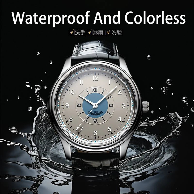 Top Brand Man Wristwatch Luxury Business Waterproof Men Watch For Men Quartz Clock Leather Men's Watches reloj Handsome 2025 New