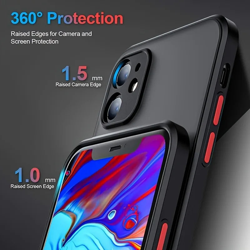 Translucent Magnetic Armor Phone Case For iPhone 17 16 15 14 13 12 Pro Max Plus Air For Magsafe Magnetic Wireless Charging Cover