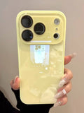 Luxury Candy Color Tempered Glass Camera Protection Case for iPhone 17 16 15 14 13 12 Pro Max Shockproof Bumper Hard Back Cover