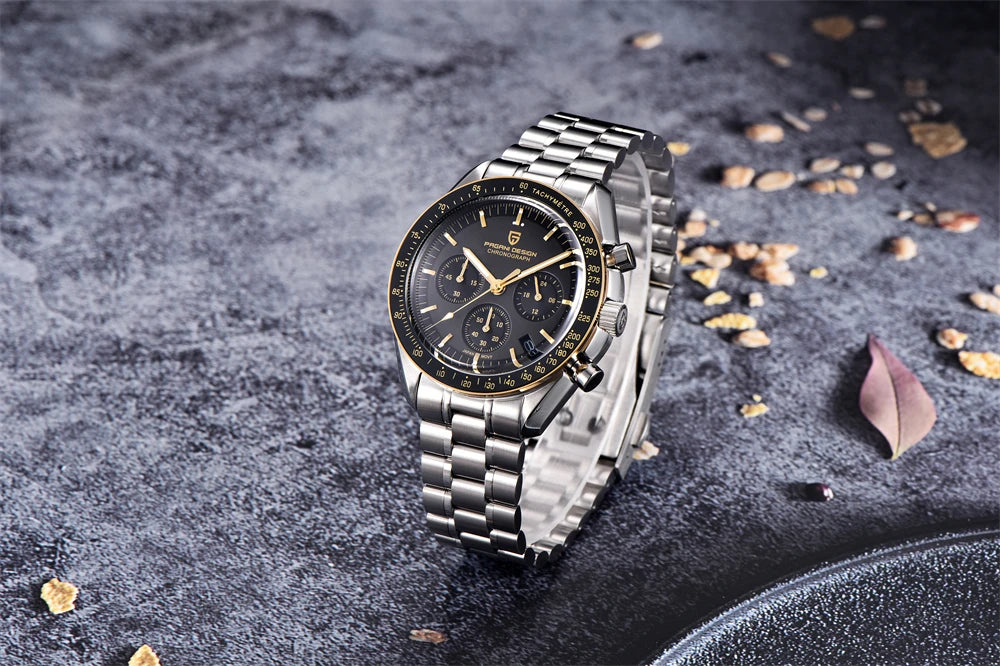 2026 New PAGANI DESIGN Mens Watches Top Brand Luxury Automatic Quartz Chronograph Waterproof Sport Stainless Steel Clock Relogio