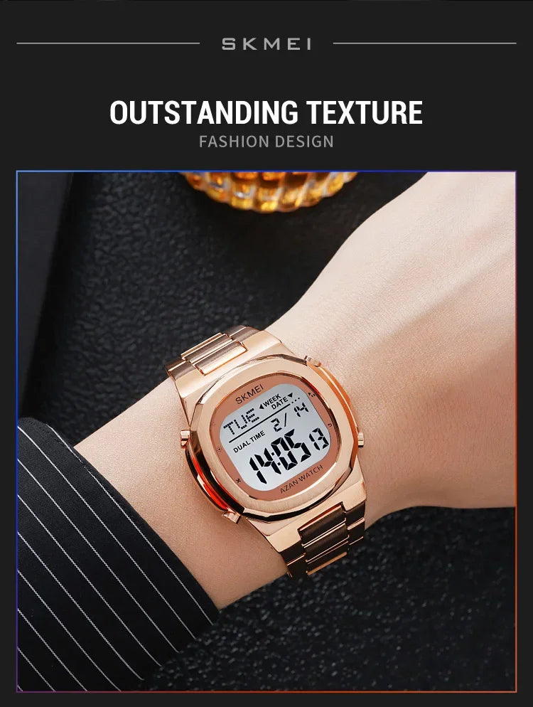 SKMEI 2004 Alarm Date Clock  relojes para hombre Glow Stop Watch Multifunction Mens Waterproof Electronic Sport Watch Wristwatch