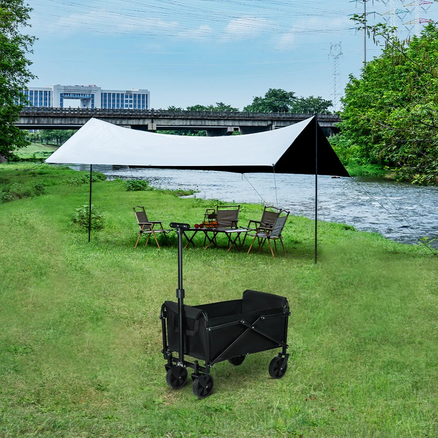 Cart Folding us Foldable Portable Picnic Outdoor Camping Cart Heavy Duty Folding Utility Cart Shopping Beach Collapsible Folding Utility Cart