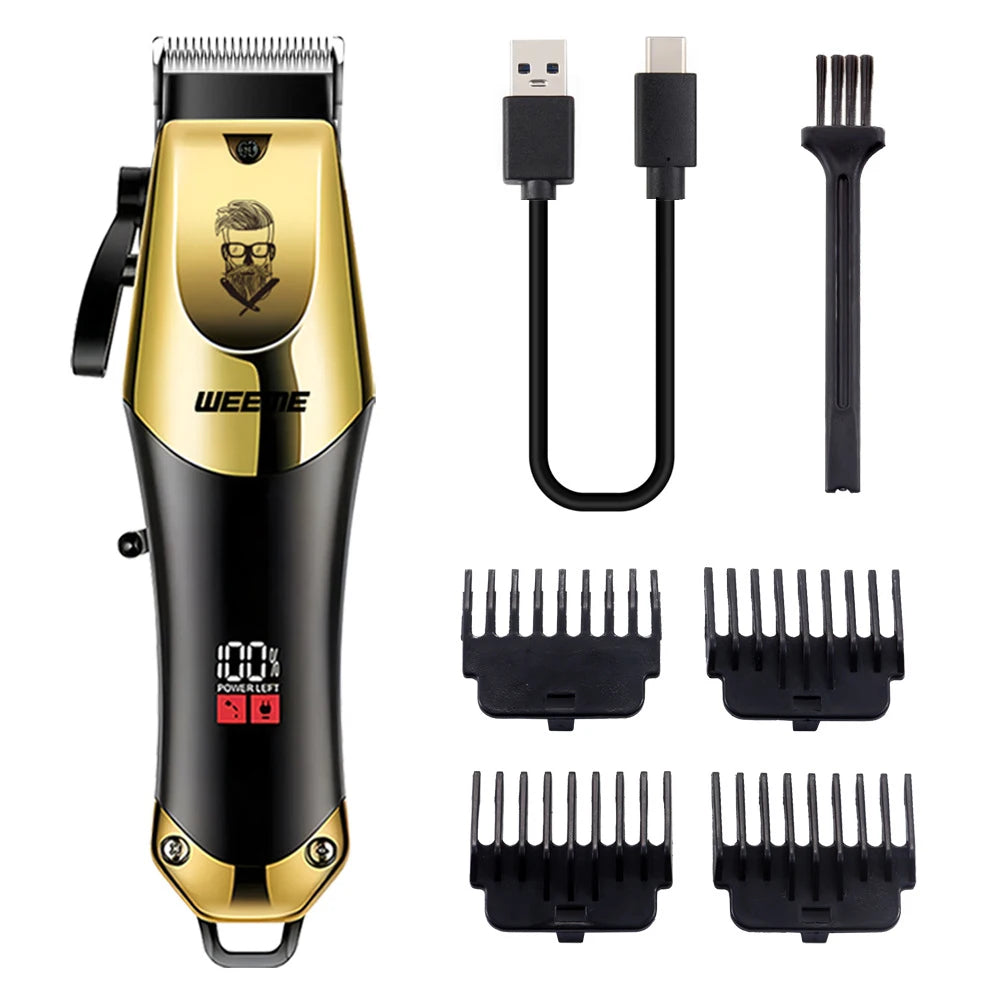 T9 Vintage Men's Electric Hair Clipper Beard Trimmer/Rechargeable Hair Cutting Machine With Nose Hair Trimmer Kit Boyfriend Gift. Barber us