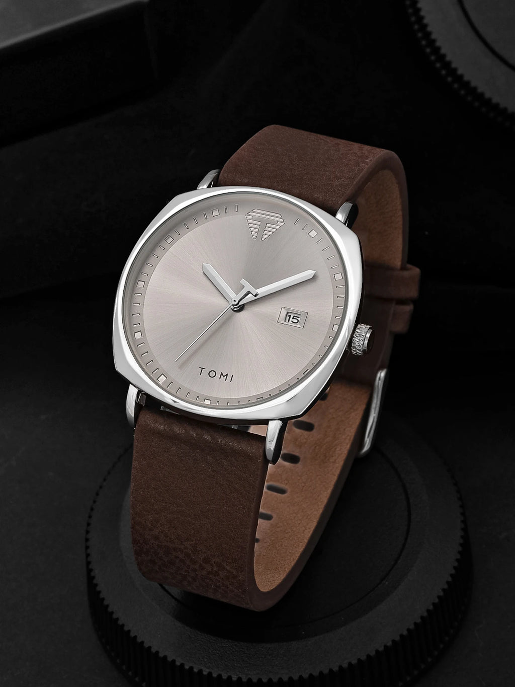 TOMI 3PCS Simple Business Men Watch Wallet Gift Box Set High Quality Classic Versatile Men Quartz Watch Clock Gifts Reloj