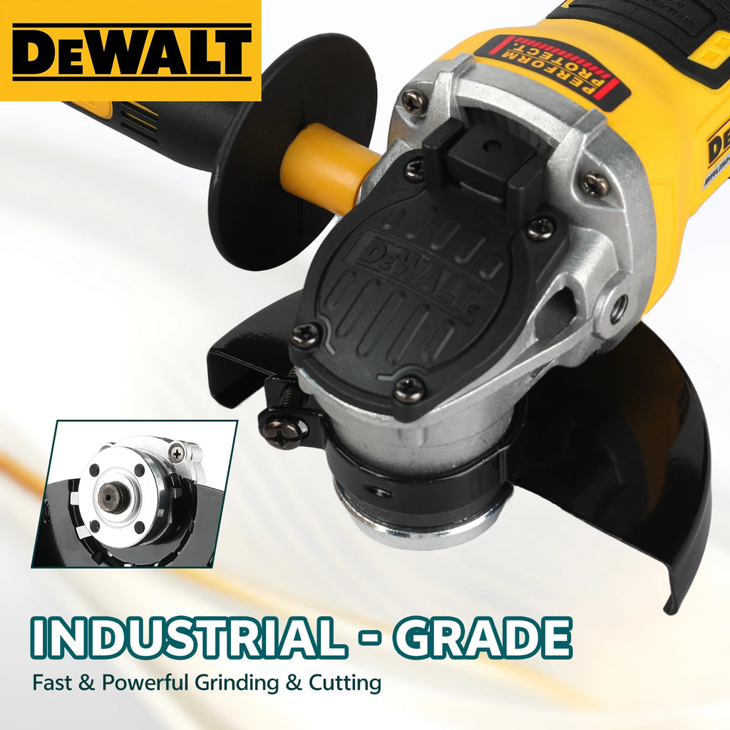 DEWALT us DCG405 Angle Grinder 20V Professional Cordless Power Tool Cutting Machine Rechargeable Brushless Portable Polisher