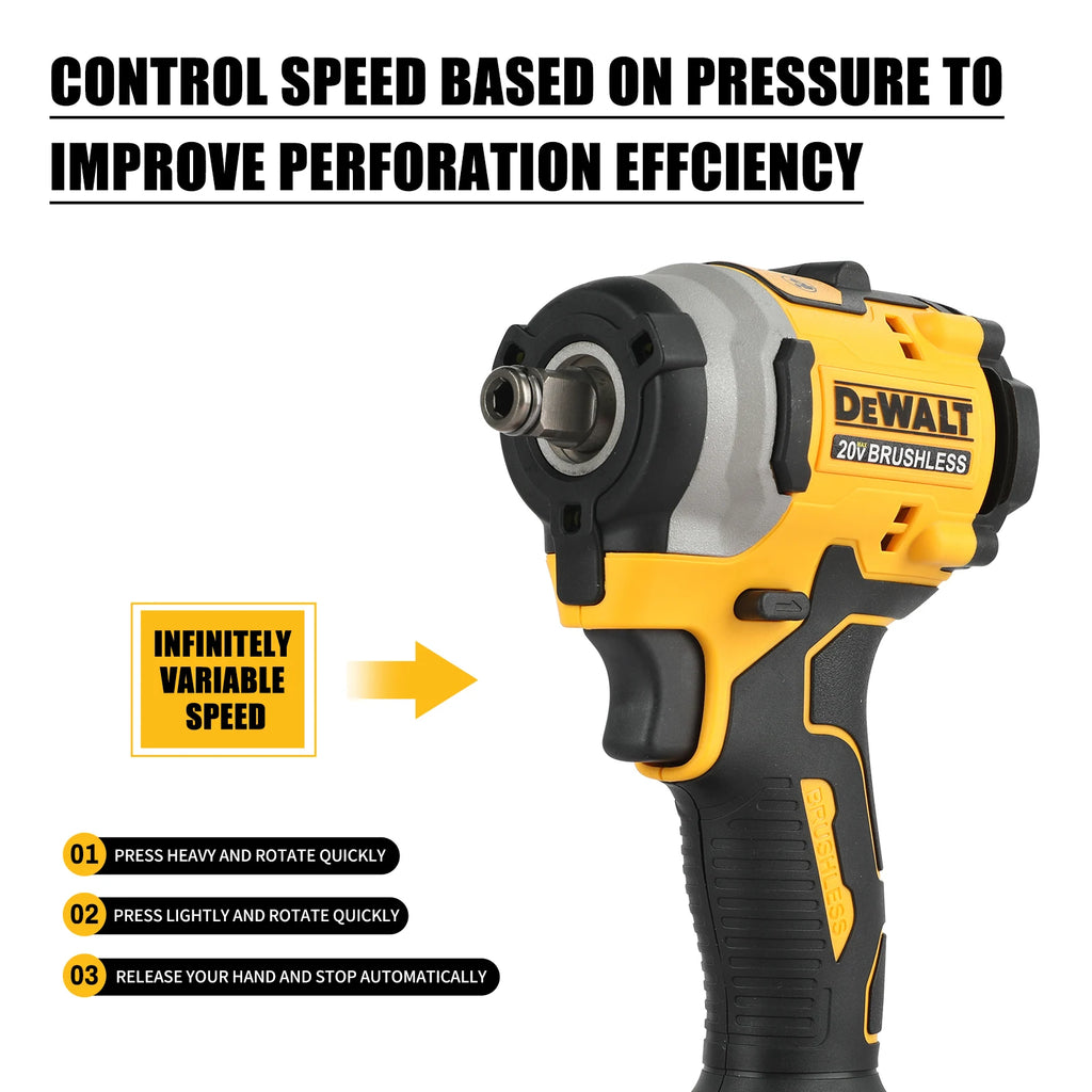 DEWALT US DCF850 20V impact wrench electric controller lithium battery brushless battery original high torque tools