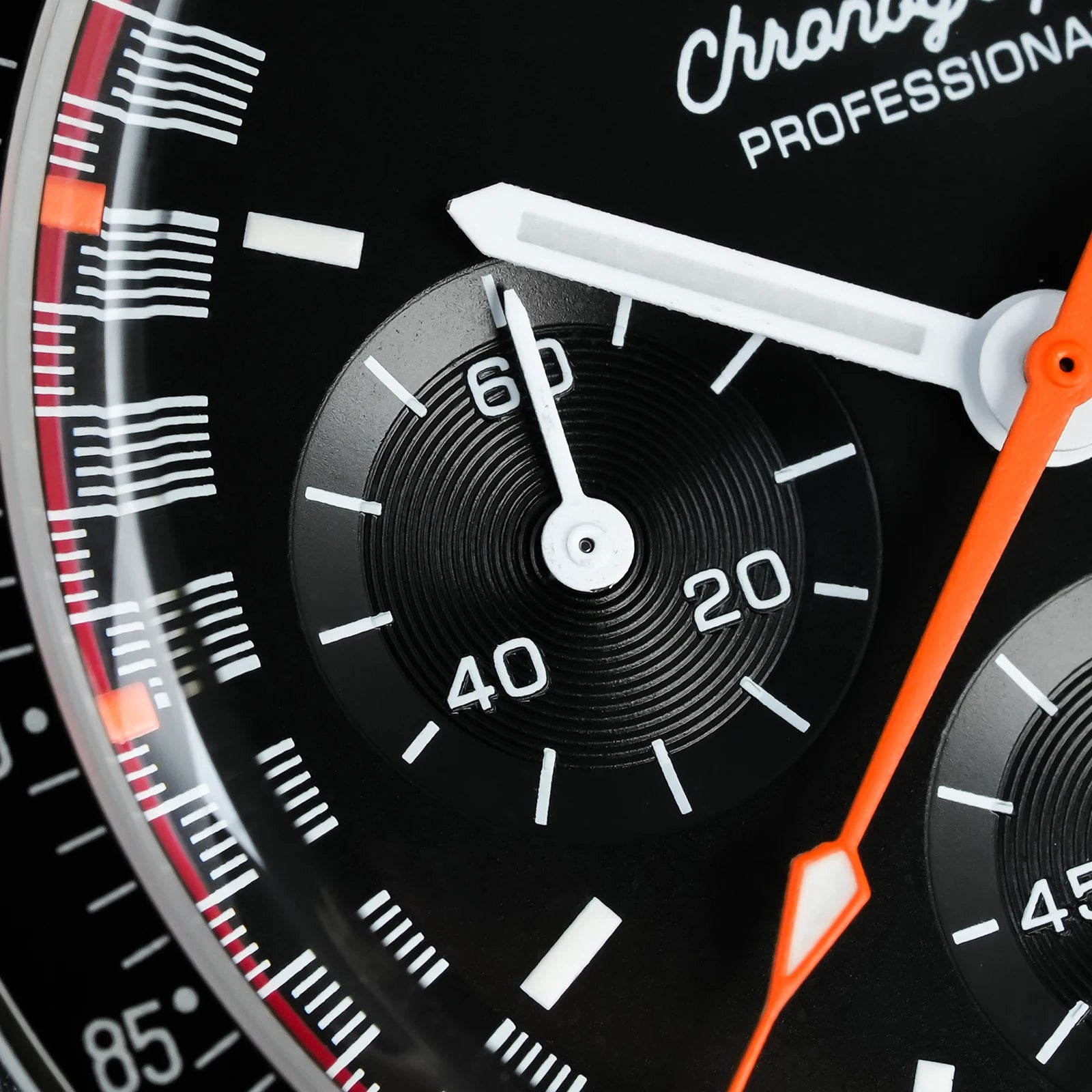 Watchdives WD1863 Quartz Watch VK63 Chronograph Movement Bubble Sapphire Crystal 10Bar Waterproof Luminous 39mm Vintage Watches