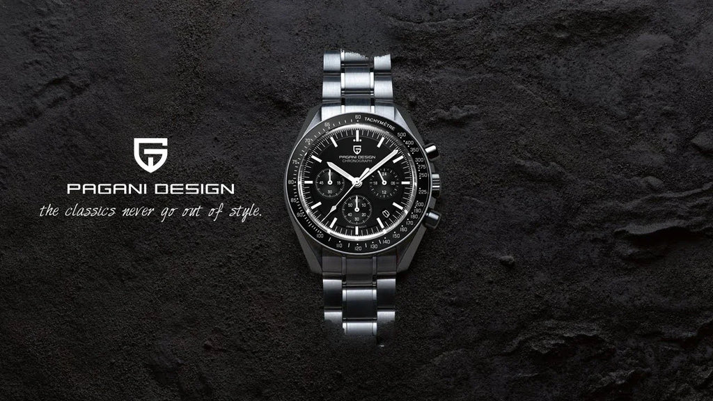2026 New PAGANI DESIGN Moon V6 Men's Watches Luxury Quartz Watch For Man Chronograph VK63 Men Gift AR Sapphire Mirror Luminous