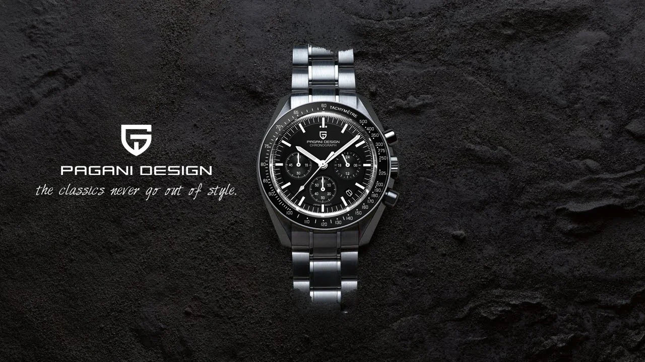 2026 New PAGANI DESIGN Moon V6 Men's Watches Luxury Quartz Watch For Man Chronograph VK63 Men Gift AR Sapphire Mirror Luminous