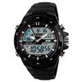 SKMEI 1016 Men Fashion Casual Alarm Clock Waterproof Military Chrono Dual Display Wristwatches Relogio Masculino Sport Watch