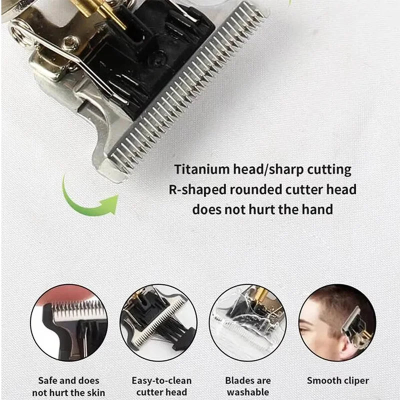 T9 Professional Hair Clipper/Accessories for Men | USB Fast Charging | Beard/Body/Hair Trimmer | Precision Electric Shaver | Barber us