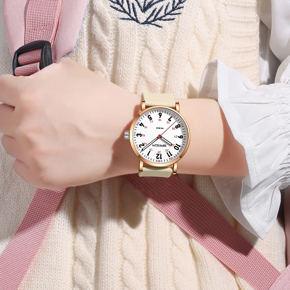 Fashion Ultra-thin Women's Watches, Soft silicone strap Designer Quartz Watch For Woman,Simple Elegant Analog Lady Wristwatches