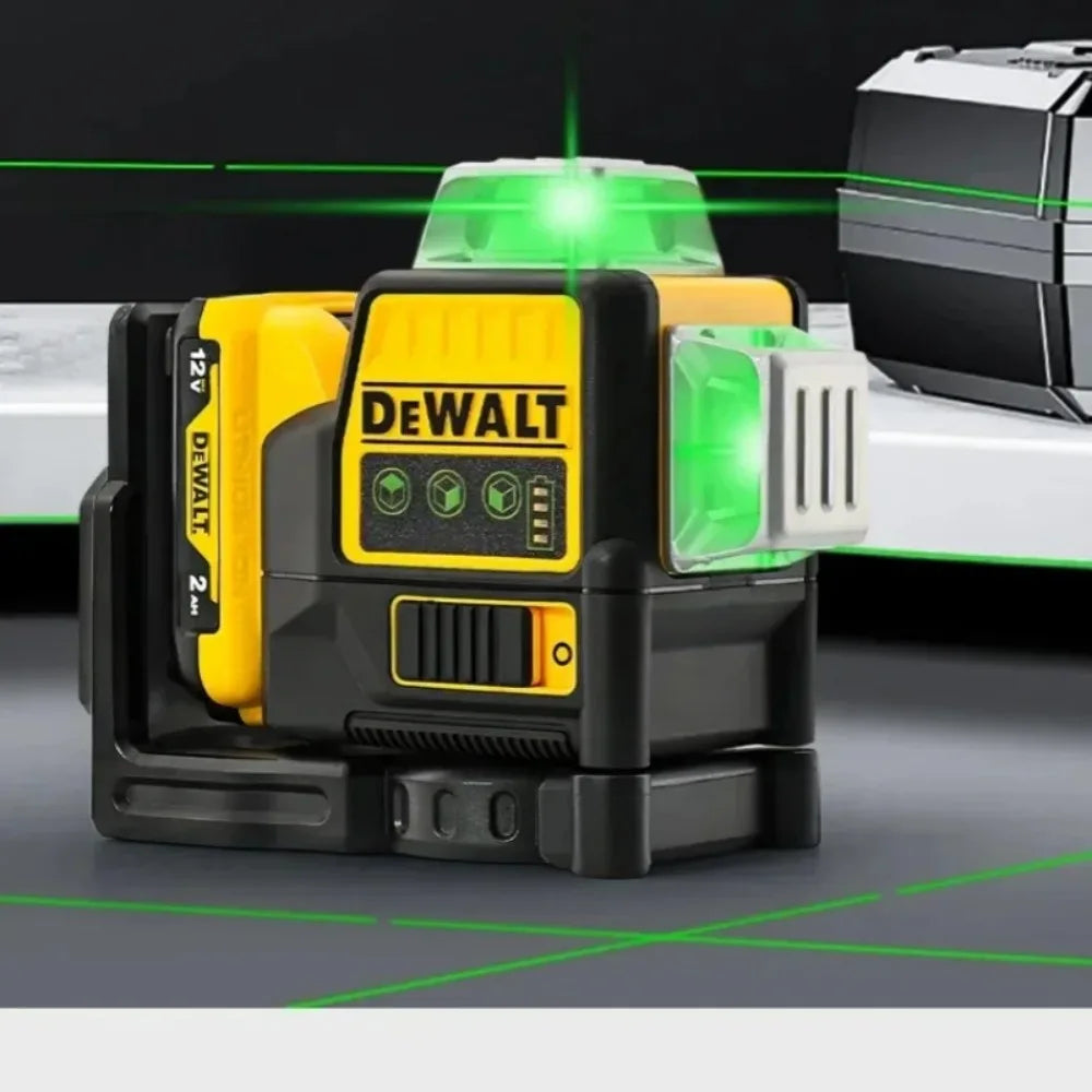2026 DEWALT us DW089LG 12V Laser Level Self-Levelling 12-Line 3-Sides*360-Degree Horizontal & Vertical Cross-Line Tool