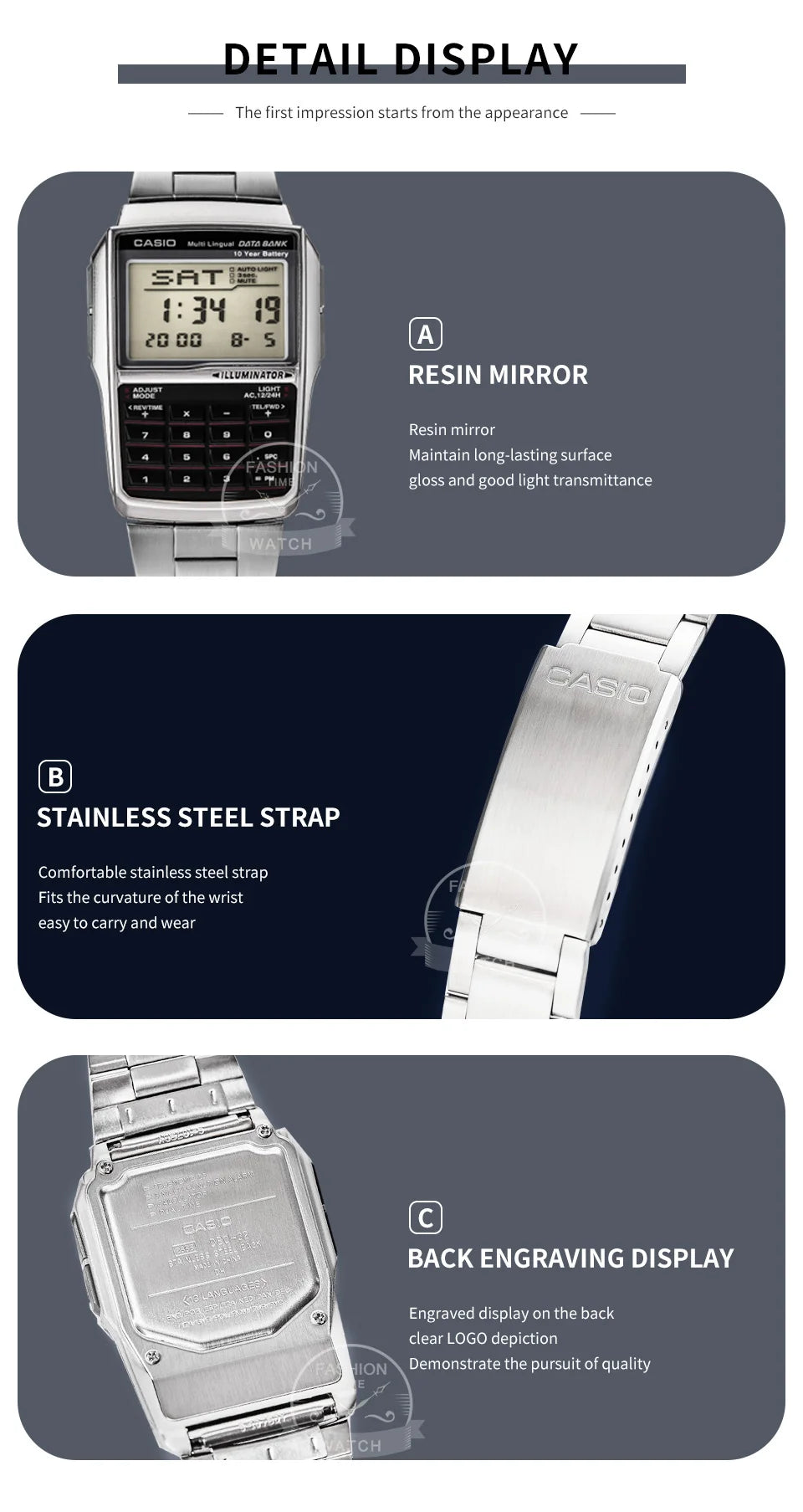 Casio watch for men  top luxury set military LED relogio 50m Waterproof digital sport quartz watch Retro computer style