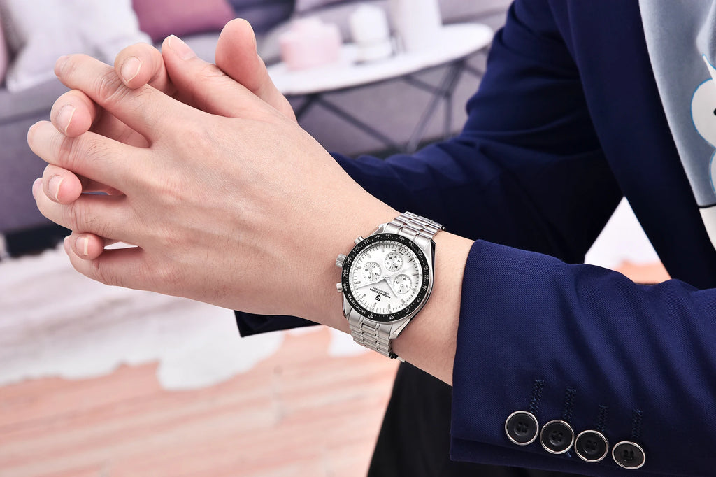 2026 New PAGANI DESIGN Mens Watches Top Brand Luxury Automatic Quartz Chronograph Waterproof Sport Stainless Steel Clock Relogio